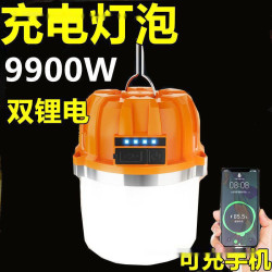 充電燈泡超亮家用應急照明燈戶外帳篷露營超長續航夜市擺攤掛燈