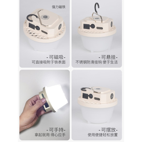 露營燈戶外充電照明燈超長續航帳篷燈野營燈營地燈應急地攤夜市燈