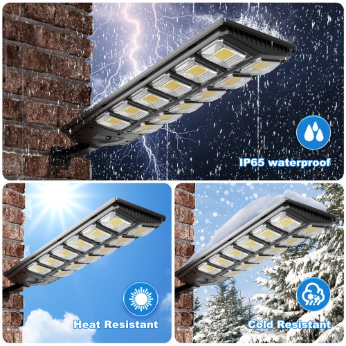 1pc Solar Street Light With Remote Control Solar Street