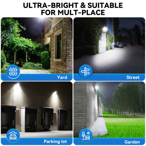1pc Solar Street Light With Remote Control Solar Street