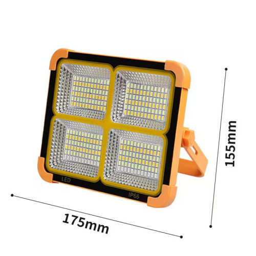 太陽能充電應急燈LED擺地攤夜市露營燈充電式投光燈戶外燈可充電