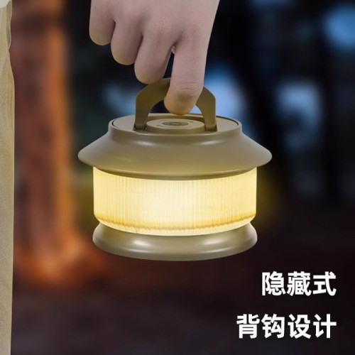 戶外星河露營卷尺燈野營氛圍燈帶防水可攜式收納串燈營地照明帳篷燈