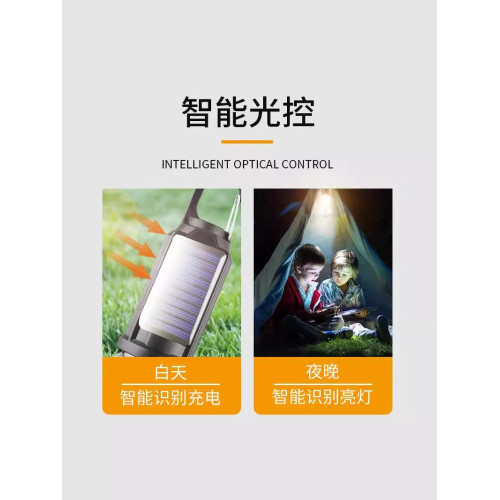 新款戶外露營燈太陽能充電款超長續航復古氛圍多功能可攜式帳篷野營