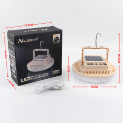戶外可攜式太陽能燈小夜燈擺攤夜市可充電露營燈應急燈手提燈超亮