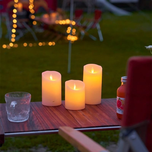 led蠟燭燈戶外露營裝飾燈氛圍燈帳篷酒吧桌面氣氛燈生日場景布置