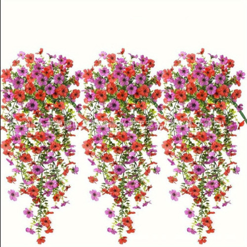 Artificial Hanging Flowers UV Resistant Fake Flowers