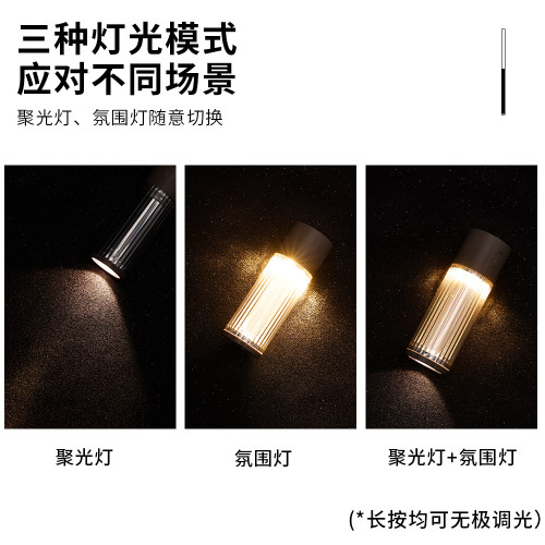 露營燈三合一多功能LED燈營地燈應急掛燈帳篷燈USB充電可攜式野營燈 露營燈三合一多功能LED燈營地燈應急掛燈帳篷燈USB充電可攜式野營燈