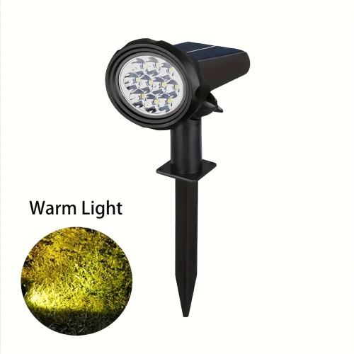 1pc 10led Solar Spotlight Outdoor Garden Light Intelligent