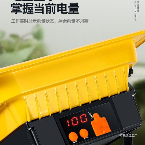 LED充電投光燈家用停電應急超亮防水工地照明燈戶外擺攤露營手提