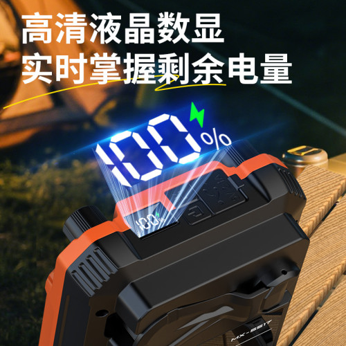 戶外露營燈長續航營地帳篷燈手搖充電可攜式折疊多功能應急工作燈