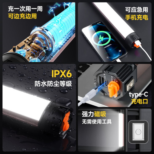 戶外露營燈超長續航可攜式應急燈充電照明燈多功能帳篷燈野營燈