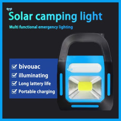 3 in 1 Solar USB Rechargeable LED Camping Light Brightest