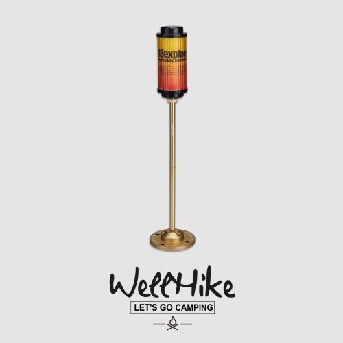 WELLHIKE戶外露營氛圍燈法蘭盤燈架四分之一接口連接38燈/GZ燈