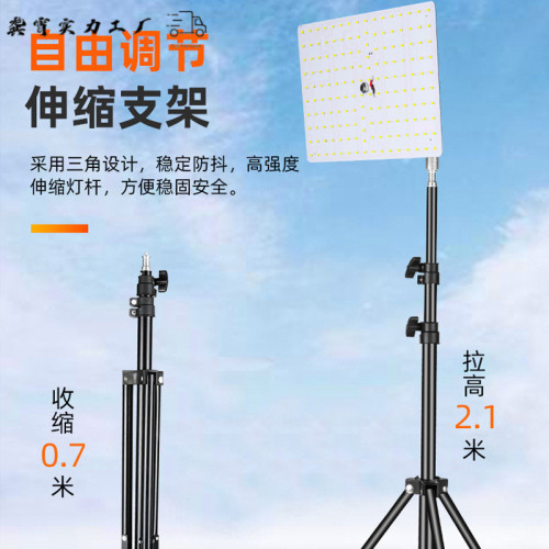 超亮擺攤夜市燈可攜式LED夜市三輪車專用照明燈12-85V接電瓶專用燈