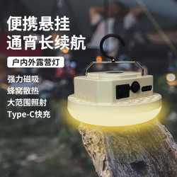 百飛S01露營燈戶外可攜式帳篷燈野營超亮多功能營地燈可充電照明燈