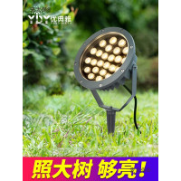 照樹燈射樹燈景觀燈插地燈射燈戶外防水庭院園林投光燈室外麥太保
