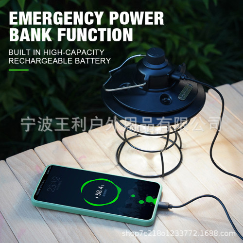 戶外露營燈馬燈帳篷燈營地野營燈充電照明氛圍燈復古手提超長續航