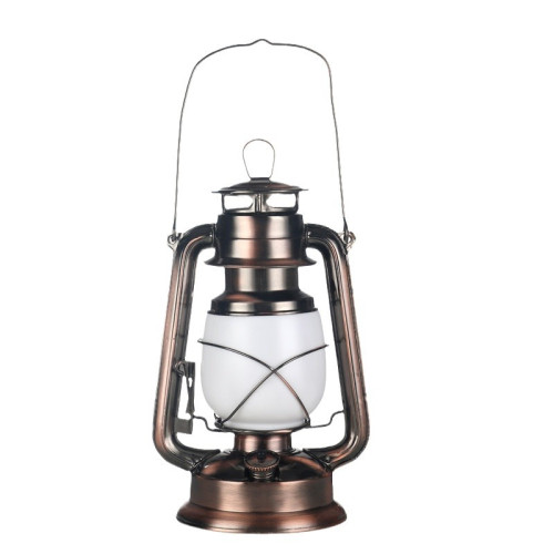 復古充電火焰馬燈手提煤油燈LED雙光源鐵藝燈營地燈野營燈氛圍燈