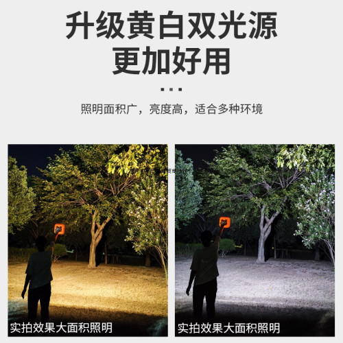 磁鐵吸充電照明燈戶外露營燈作燈箱車快遞三輪車廂燈移動掛燈其他