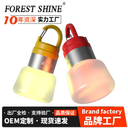 新款創意露營水瓶燈戶外徒步便捷式多場景氛圍燈懸掛燈聚光手電筒