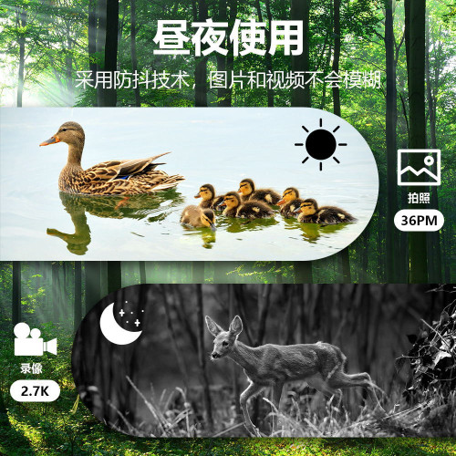 NV7000雙筒夜視儀2.7K影片戶外望遠鏡3英寸螢幕IR紅外
