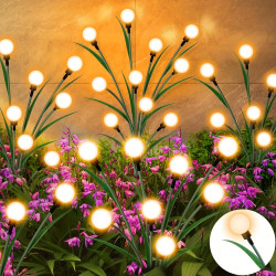 Solar Firefly String Lights 80 led Outdoor Garden Pathway