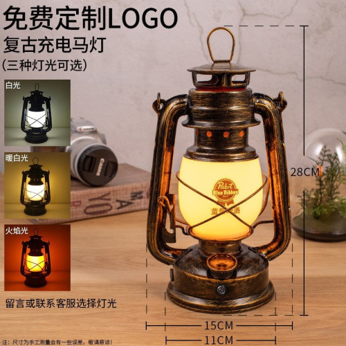 太陽能露營燈營地燈復古馬燈煤油燈戶外庭院酒吧清吧氛圍燈桌燈廠