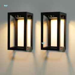 1/2PCS Solar Outdoor WAll Lights, Motion Sensor Dusk To