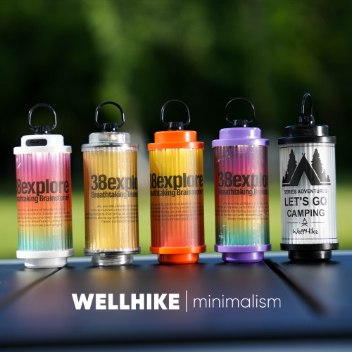 WELLHIKE抖音爆款38款透明露營燈戶外露營多功能磁吸野營手電筒燈