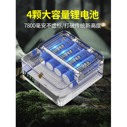 戶外露營燈超亮充電照明燈超長續航野營帳篷太陽能氛圍led應急燈