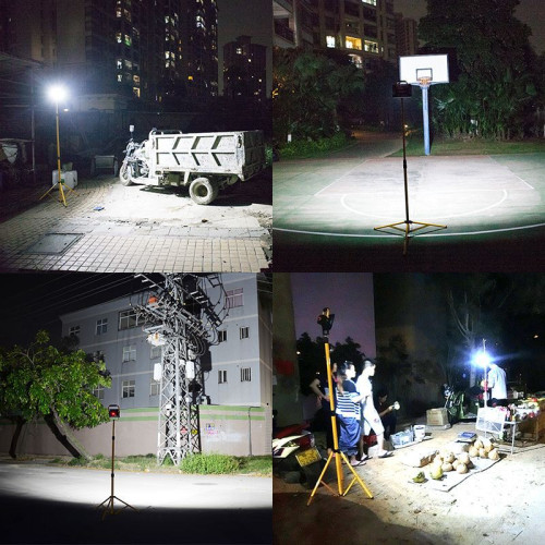H6Nled充電戶外照明燈超亮移動可攜式工地燈手提大功率超長續航投光