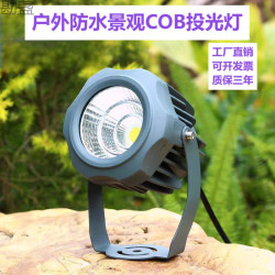 戶外防水投光燈投射燈照射燈射樹燈景觀園林燈LED燈COB燈庭院射燈