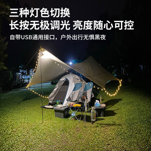 百飛Y06超亮充電燈露營燈帳篷燈戶外夜市照明燈LED掛燈應急磁吸