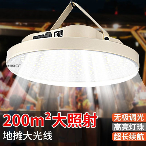 戶外太陽能燈泡充電照明燈移動可攜式應急燈高亮度長續航擺攤夜市燈