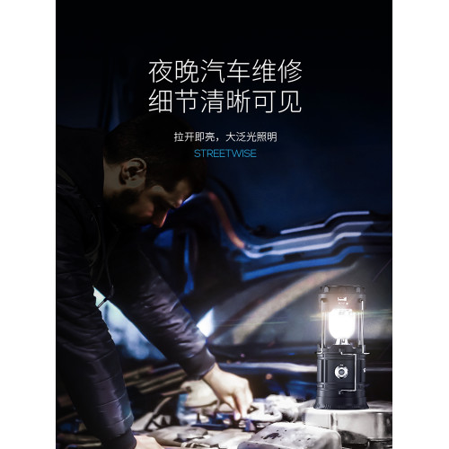露營燈太陽能可充電戶外續航超長照亮擺攤應急燈移動充電式照明燈
