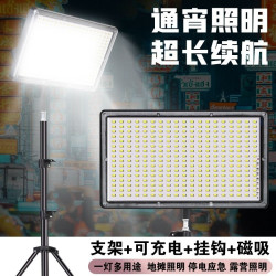充電夜市擺攤LED戶外超亮照明燈光燈應急強光地攤充電燈工地高亮
