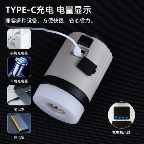 戶外露營營地照明燈野營帳篷氛圍燈手電筒長續航LED小夜燈