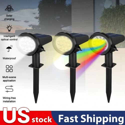 1pc 10led Solar Spotlight Outdoor Garden Light Intelligent