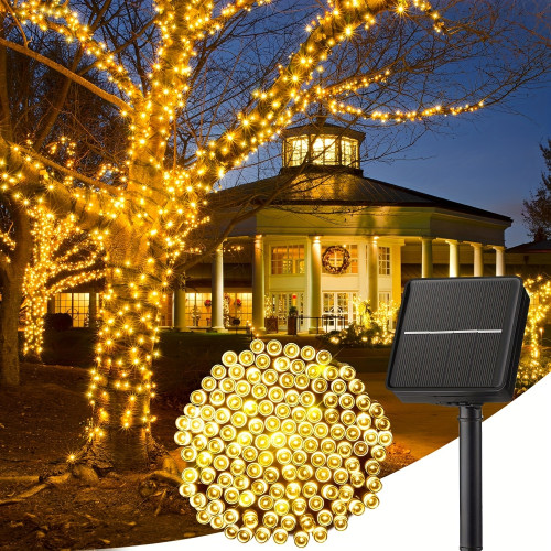 105FT/75FT/40FT Solar Power String Lights 30+2 Bulbs