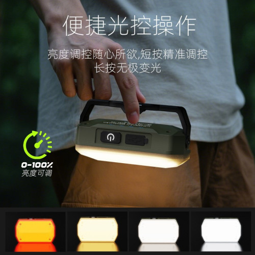 戶外露營燈可攜式營地帳篷野營工作燈氛圍掛燈長續航充電照明燈