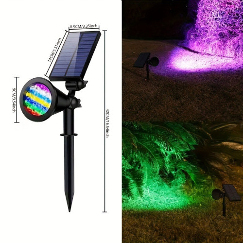 2026新款太陽能景觀燈戶外LED射燈樹型