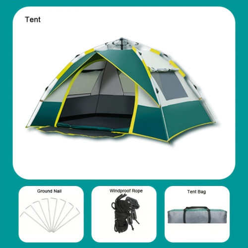 Double Door Double Window OutsIDe Folding Portable Camping