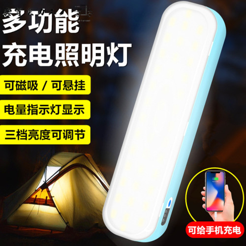 超亮可充電式照明燈LED強力磁吸燈停電應急燈戶外露營夜市擺攤燈