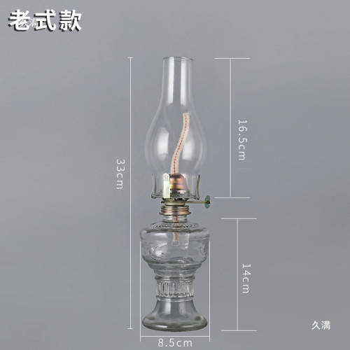 復古老式煤油燈用油老馬燈鄕村懷舊火水燈洋油燈長明燈玻璃馬燈