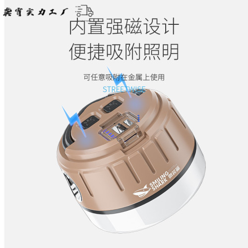 太陽能可充電超長續航露營燈擺攤應急燈野營移動充電式照明應急燈