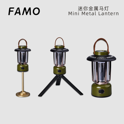 抖音爆款戶外迷你營地燈超長續航復古營地燈手提馬燈禮品