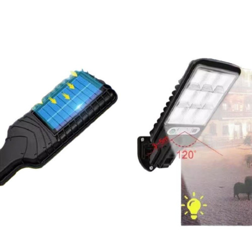 太陽能路燈庭院燈家用應急新農村全自動充電燈LED感應超亮照路燈