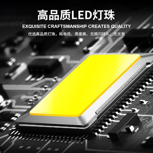 LED充電投光燈家用停電應急超亮防水地照明燈戶外擺攤露營手提