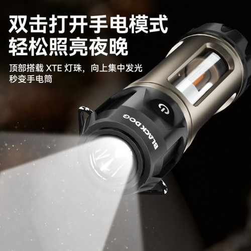 Blackdog黑狗戶外多功能露營燈無極調光手電燈可攜式帳篷野露營地燈