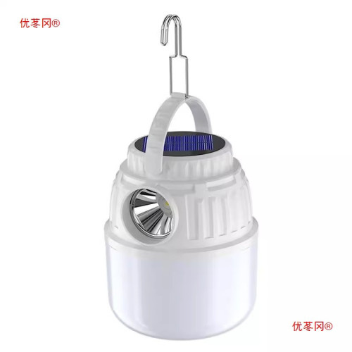 太陽能露營燈夜市擺攤照明停電應急燈充電超長續航戶外帳篷燈掛燈
